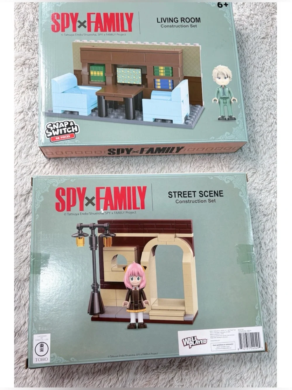 Spy × Family Anime Construction Set Snap & Switch Set Of 2 Living Room/Street